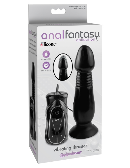COLECCIÓN ANAL FANTASY PROPULSOR VIBRADOR NEGRO