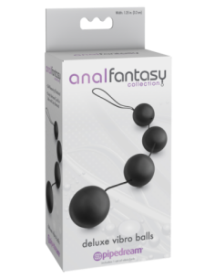 ANAL FANTASY COLLECTION DELUXE VIBRO BALLS BLACK 2