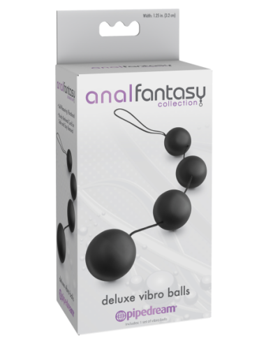 ANAL FANTASY COLLECTION DELUXE VIBRO BALLS BLACK