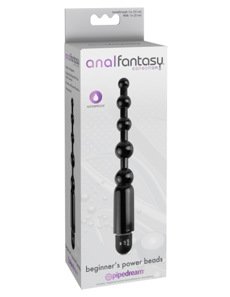 ANAL FANTASY COLLECTION BEGINNER'S POWER BEADS NEGRO
