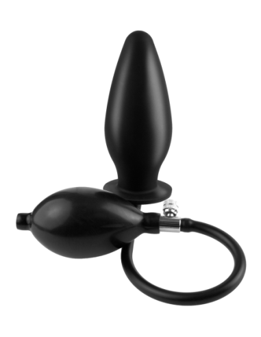 ANAL FANTASY COLLECTION INFLATABLE SILICONE PLUG BLACK