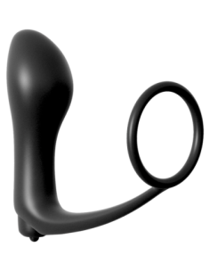 COLECCIÓN ANAL FANTASY-GASM COCKRING TAPÓN VIBRADOR NEGRO