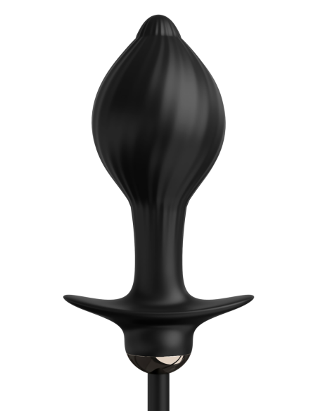 ANAL FANTASY ELITE AUTO-THROB HINCHABLE TAPÓN VIBRADOR NEGRO