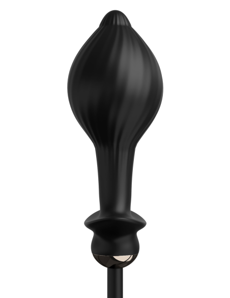ANAL FANTASY ELITE AUTO-THROB HINCHABLE TAPÓN VIBRADOR NEGRO