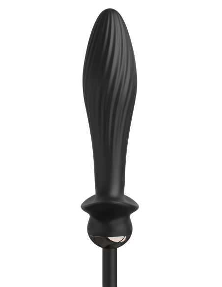 ANAL FANTASY ELITE AUTO-THROB HINCHABLE TAPÓN VIBRADOR NEGRO