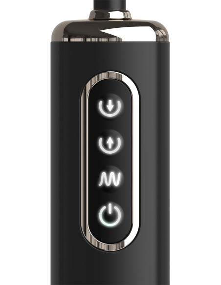 ANAL FANTASY ELITE AUTO-THROB HINCHABLE TAPÓN VIBRADOR NEGRO