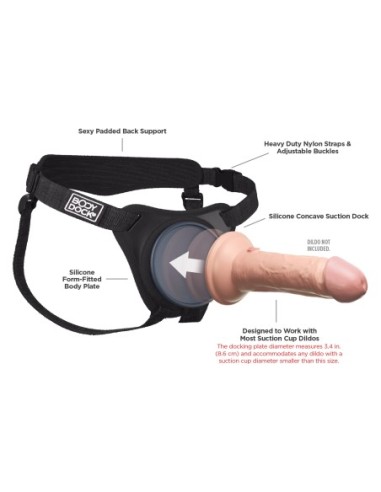 BODY DOCK ELITE HARNESS BLACK