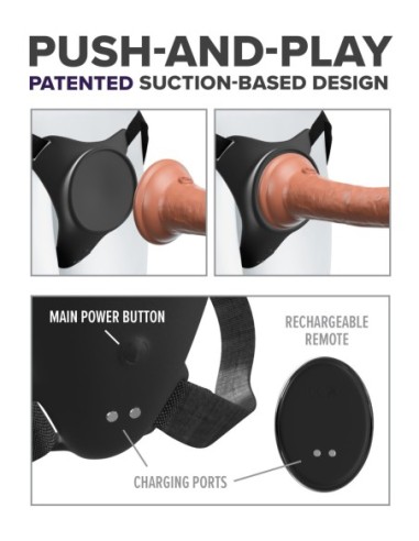 ARNÉS BODY DOCK G-SPOT PRO NEGRO