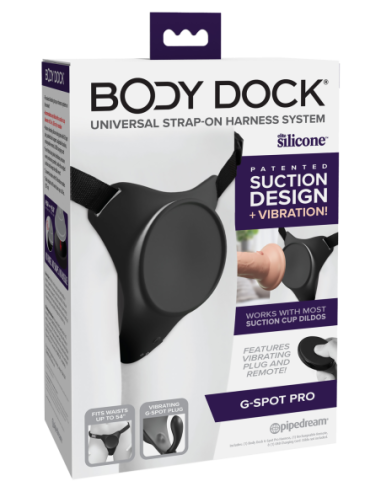 ARNÉS BODY DOCK G-SPOT PRO NEGRO