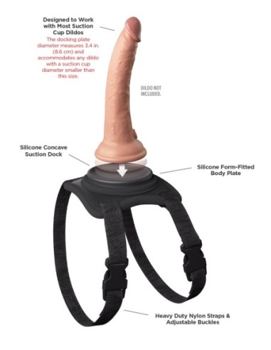 BODY DOCK LAP STRAP HARNESS BLACK