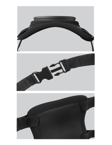 ARNÉS DE CORREA DE REGAZO BODY DOCK NEGRO