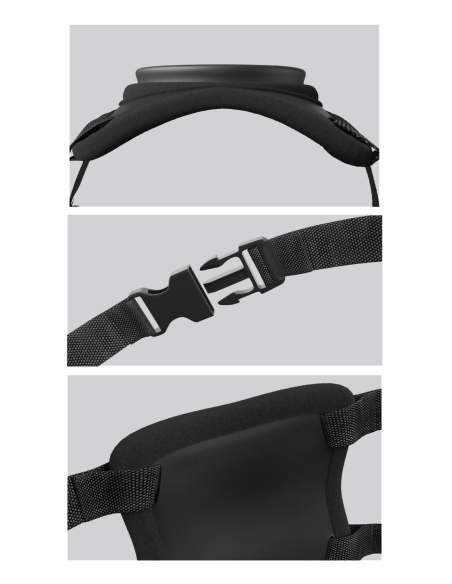 ARNÉS DE CORREA DE REGAZO BODY DOCK NEGRO