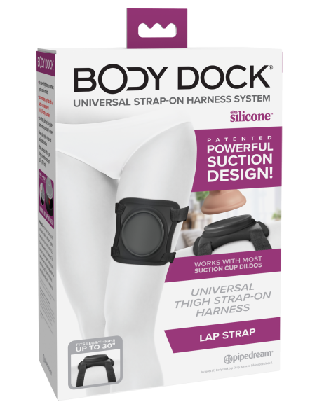 ARNÉS DE CORREA DE REGAZO BODY DOCK NEGRO