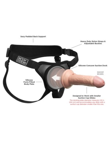 BODY DOCK ELITE MINI HARNESS BLACK