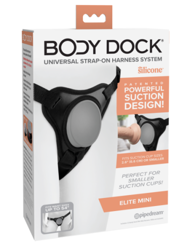 BODY DOCK ELITE MINI ARNÉS NEGRO