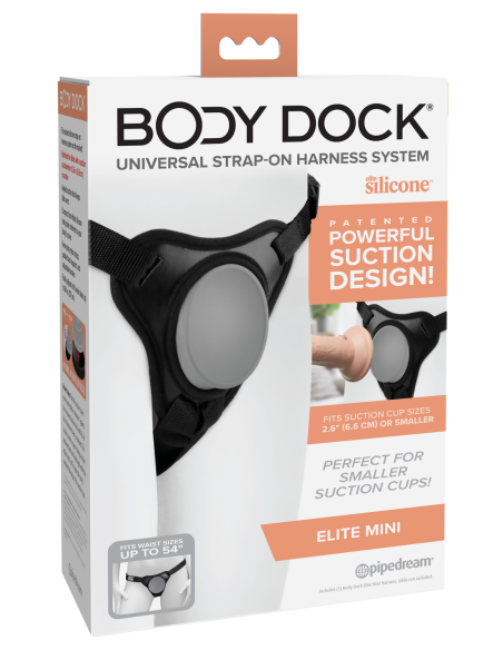 BODY DOCK ELITE MINI ARNÉS NEGRO