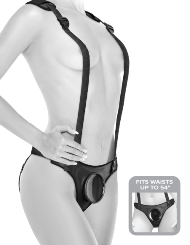 CUERPO DOCK STRAP-ON SUUSPENDERS NEGRO