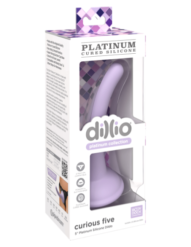 DILLIO PLATINUM CURIOUS FIVE 5 INCH PURPLE