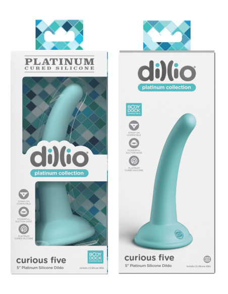 DILLIO PLATINUM CURIOUS FIVE 5 INCH TEAL
