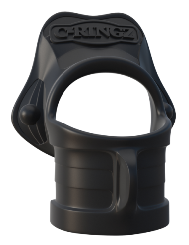 FANTASY C-RINGZ ROCK HARD RING & BALL-STRETCHER NEGRO