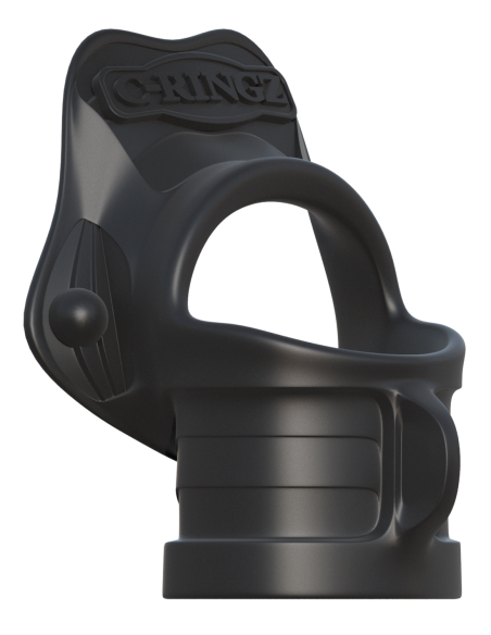 FANTASY C-RINGZ ROCK HARD RING & BALL-STRETCHER NEGRO