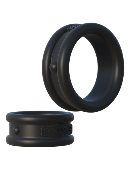ANILLOS DE SILICONA FANTASY C-RINGZ MAX-WIDTH NEGRO