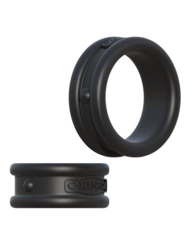 FANTASY C-RINGZ MAX-WIDTH SILICONE RINGS BLACK