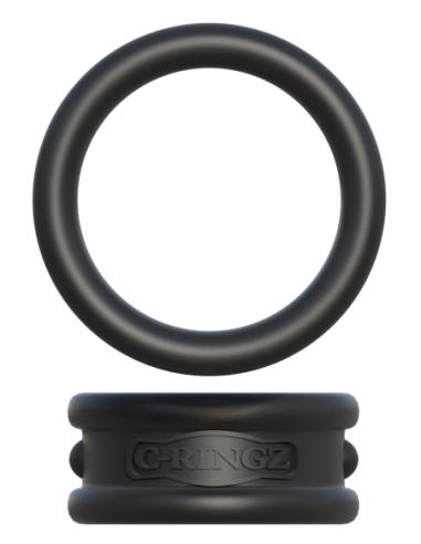FANTASY C-RINGZ MAX-WIDTH SILICONE RINGS BLACK