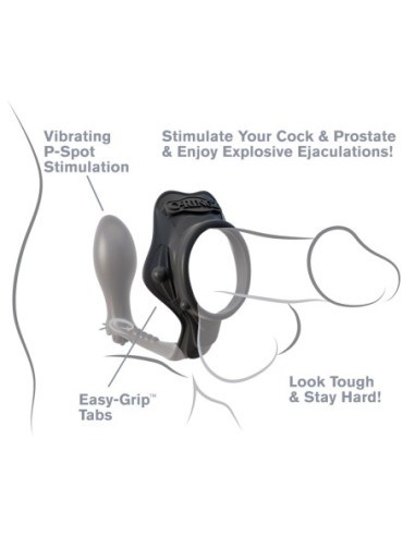 FANTASY C-RINGZ ROCK HARD ASS-GASM BLACK