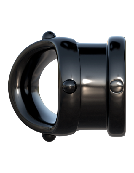 FANTASY C-RINGZ ROCK HARD COCK PIPE BLACK
