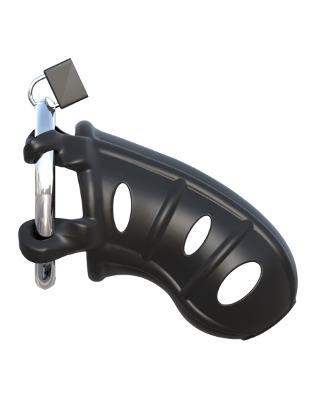 FANTASY C-RINGZ HARDCORE SILICONE COCK BLOCKER BLACK