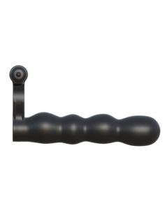 FANTASÍA C-RINGZ POSABLE PARTNER DOBLE PENETRADOR NEGRO 2