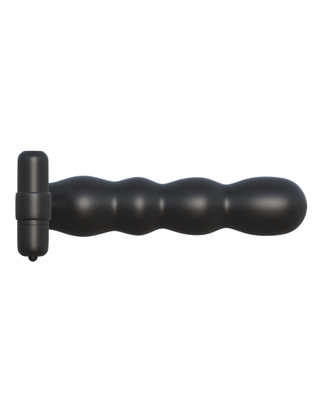 FANTASÍA C-RINGZ POSABLE PARTNER DOBLE PENETRADOR NEGRO