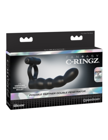 FANTASÍA C-RINGZ POSABLE PARTNER DOBLE...