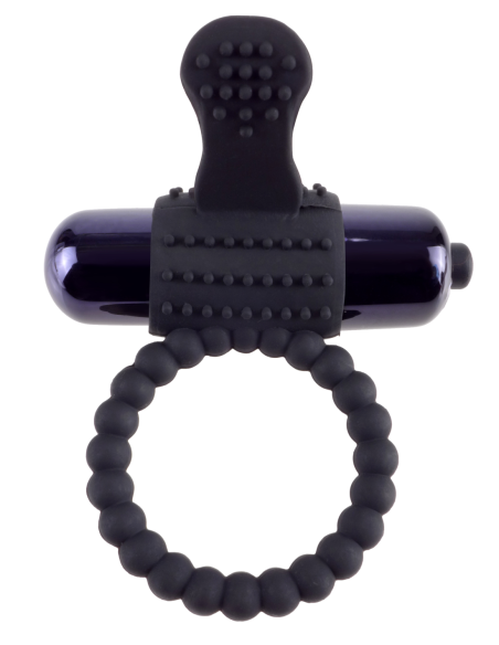 FANTASY C-RINGZ SILICONA VIBRADORA SUPER ANILLO NEGRO