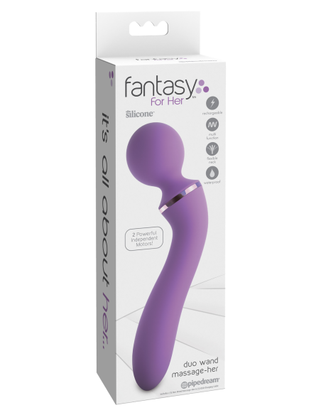 FANTASY FOR HER DUO WAND MASSAGE-HER PURPLE