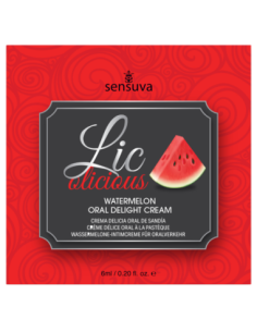 SENSUVA LIC-O-LICIOUS ORAL DELIGHT CREAM WATERMELON 6 ML