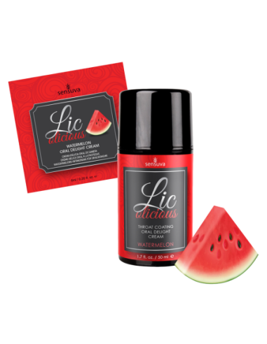 SENSUVA LIC-O-LICIOUS ORAL DELIGHT CREMA SANDÍA...