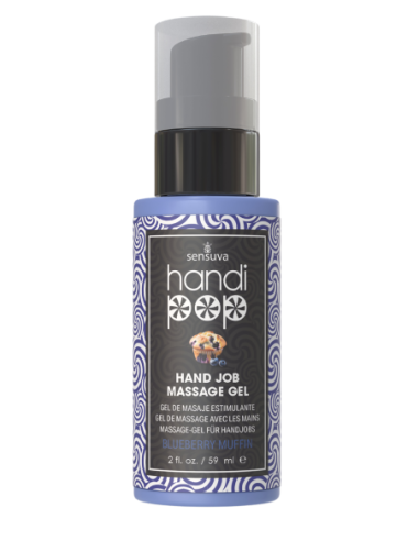 SENSUVA HANDIPOP EDIBLE MASSAGE GEL BLUEBERRY MUFFIN 59ML