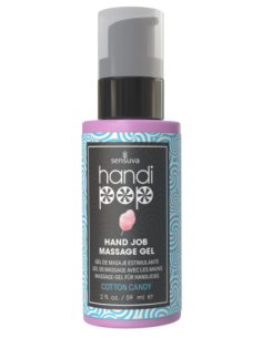 SENSUVA HANDIPOP EDIBLE MASSAGE GEL COTTON CANDY 59ML