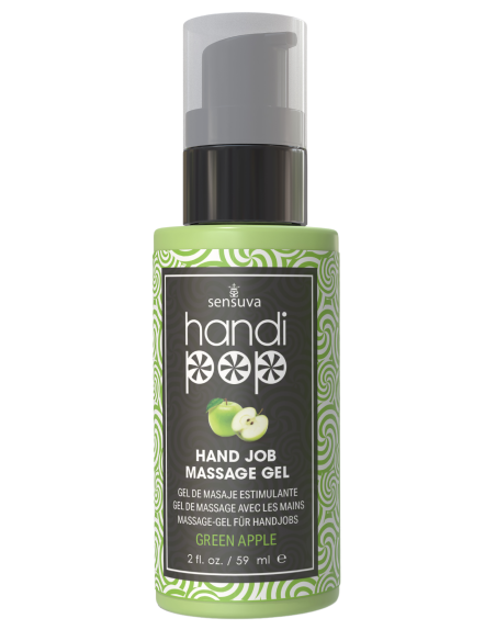 SENSUVA HANDIPOP EDIBLE MASSAGE GEL GREEN APPLE 59ML