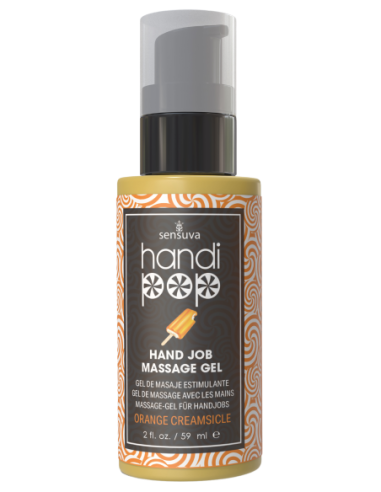 SENSUVA HANDIPOP EDIBLE MASSAGE GEL ORANGE CREAMSICLE 59ML