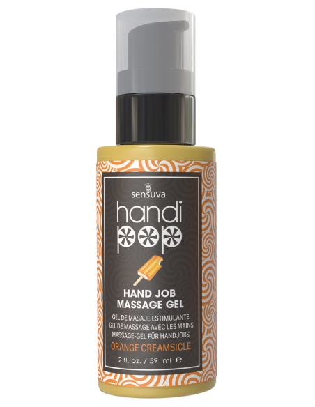 SENSUVA HANDIPOP EDIBLE MASSAGE GEL ORANGE CREAMSICLE 59ML