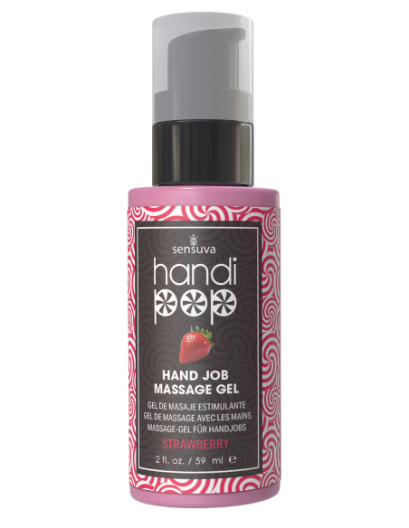 SENSUVA HANDIPOP GEL DE MASAJE COMESTIBLE FRESA 59ML