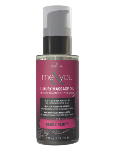 SENSUVA ME AND YOU MASSAGE OIL BERRY FLIRTY  59ML