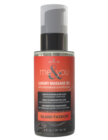 SENSUVA ME AND YOU MASSAGE OIL ISLAND PASSION 59ML