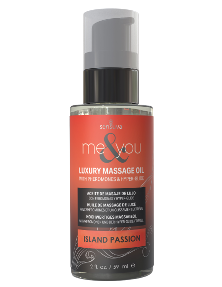 SENSUVA ME AND YOU MASSAGE OIL ISLAND PASSION 59ML