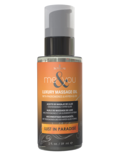 SENSUVA YO Y TÚ ACEITE DE MASAJE LUJURIA EN EL PARAÍSO 59ML