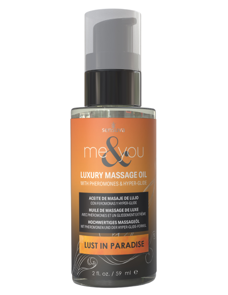 SENSUVA ME AND YOU MASSAGE OIL LUST IN PARADISE  59ML