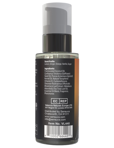 SENSUVA YO Y TÚ ACEITE DE MASAJE LUJURIA EN EL PARAÍSO 59ML